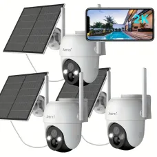 LAXIHUB 3pcs Outdoor Security Cameras | 1296 FHD