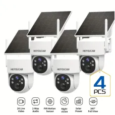 2K Solar Security Cameras Wireless Outdoor, Wireless Cameras for Home